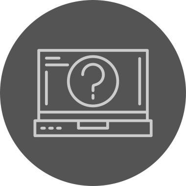 Web simgesini imzalamaya yardım et, basit illüstrasyon