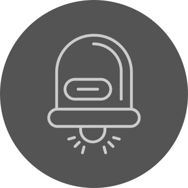 Bildirim web simgesi, basit illüstrasyon