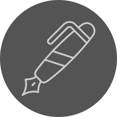 Kalem. Web simgesi basit tasarım 