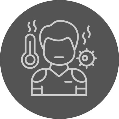 Beyaz Arkaplanda Hasta Kişiler Konsepti İzole Edildi 