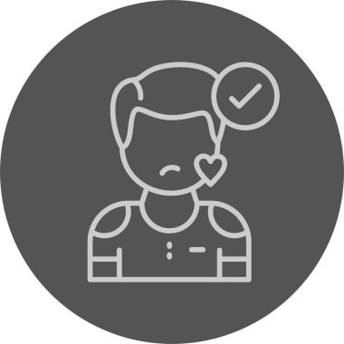 Hoşgörü. Web simgesi basit vektör illüstrasyonu