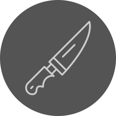 Bıçak. Web simgesi basit illüstrasyon 