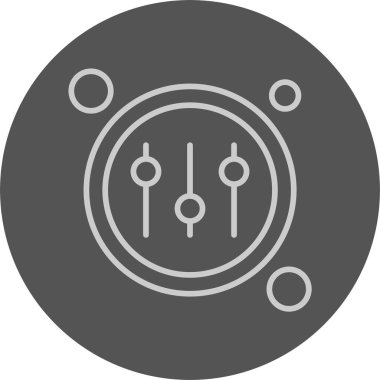 Beyaz arkaplanda kontrol simgesi izole edildi 