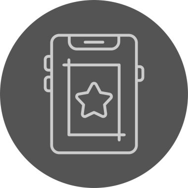 Ekran Görüntüsü Web simgesi basit illüstrasyon