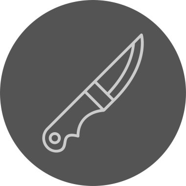 Bıçak. Web simgesi basit illüstrasyon 