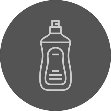 Tabak sabun ağı simgesi basit illüstrasyon