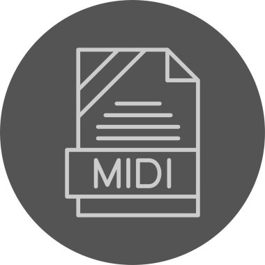 dosya biçimi simgesi, vektör illüstrasyonu basit tasarım