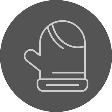 fırın web simgesi basit illüstrasyon