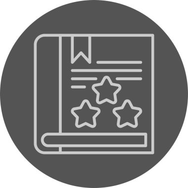 kitap simgesi vektör illüstrasyonu