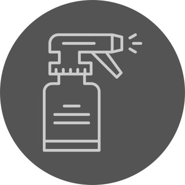 Sprey simgesi, vektör illüstrasyonu