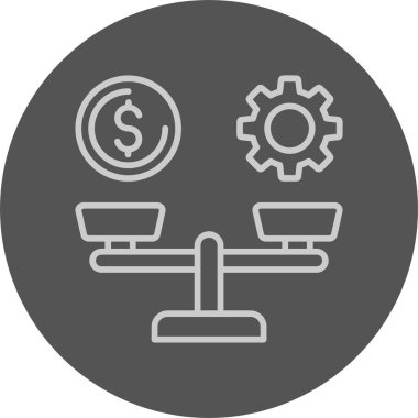 Maaş Ölçekleme Web Simgesi, Basit Resim