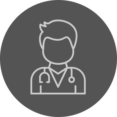 Doktor Web simgesi vektör illüstrasyonu