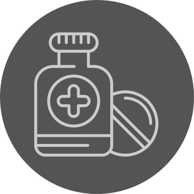 haplar web simgesi vektör illüstrasyonu