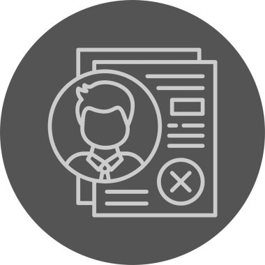 Beyaz arkaplanda izole edilmiş eşitlik simgesini reddet 