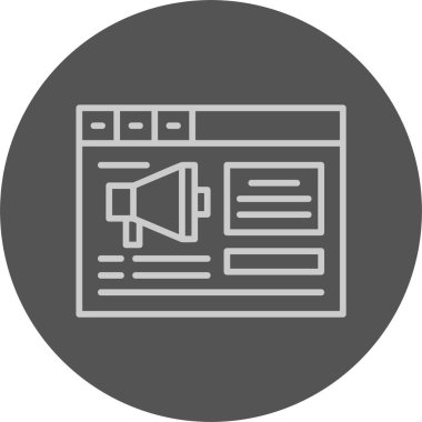 Reklam kampanyası Web Simgesi, Basit Resimler