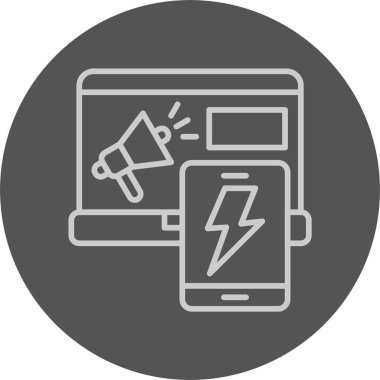 Güç Ağı Simgesi, Basit Resimler