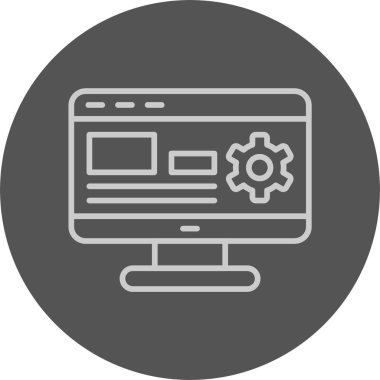 seo konsept simgesi, vektör illüstrasyonu basit tasarım