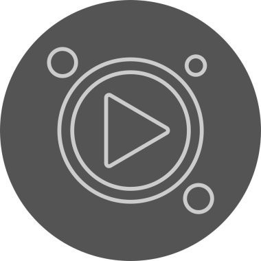 Play web icon simple illustration