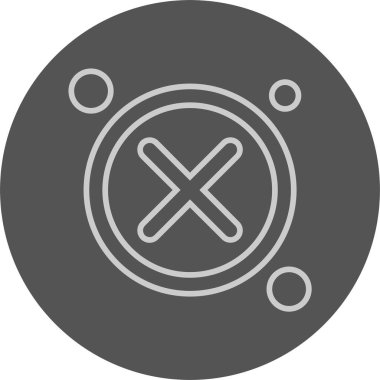 Beyaz arkaplanda izole edilmiş simgeyi kapat 