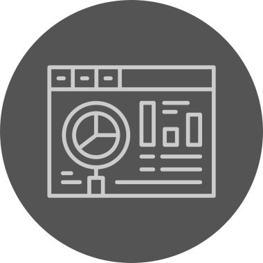 Web sitesi web simgesi basit illüstrasyon 