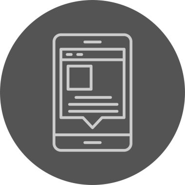 Web Simgesi Gönderi, Basit İllüstrasyon