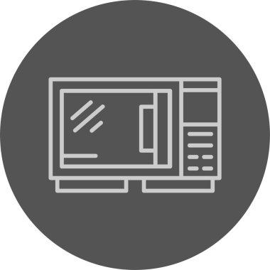 fırın web simgesi basit illüstrasyon