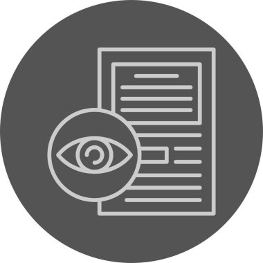 Görüş Kavramı Beyaz Arkaplanda İzole Edildi 