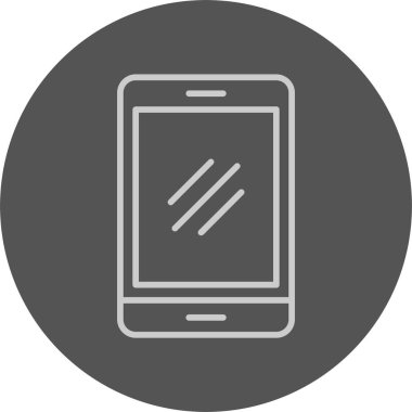 akıllı telefon simgesi, vektör illüstrasyonu basit tasarım