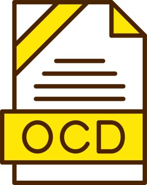 belge dosya uzantısı simgesi, vektör illüstrasyonu basit tasarım