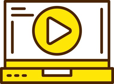 Play web icon simple illustration