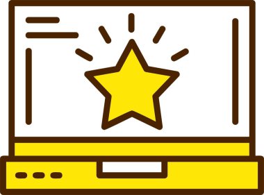 Başarı web simgesi, vektör illüstrasyonu