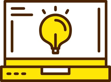 Ampul simge vektör çizim