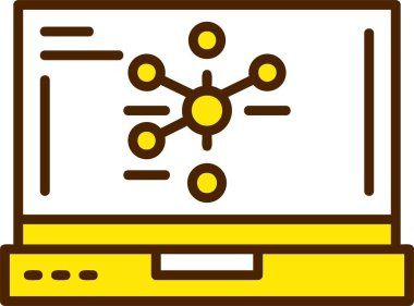 Grafik Web simgesi basit illüstrasyon