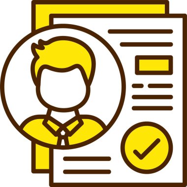 Kabul Web Simgesi, Basit İllüstrasyon