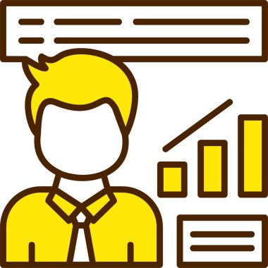 büyüme web simgesi basit illüstrasyon