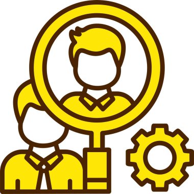 Yetenek Kazanma Web Simgesi, Basit İllüstrasyon