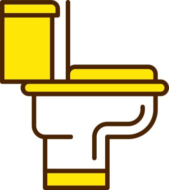 Tuvalet Ağı simgesi basit illüstrasyon