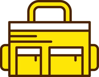  Bez çantası ağ simgesi vektörü 