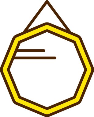 Resim çerçevesi web simgesi basit illüstrasyon