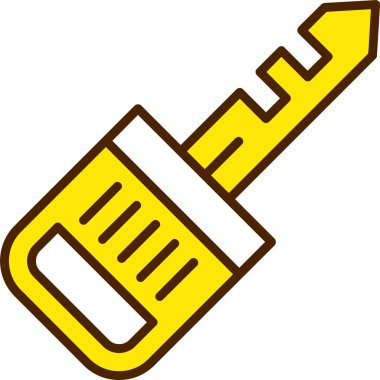 Anahtar Web simgesi basit illüstrasyon