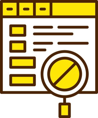 seo konsept simgesi, vektör illüstrasyonu basit tasarım