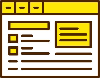 Şema biçimlendirme Web Simgesi, Basit İllüstrasyon