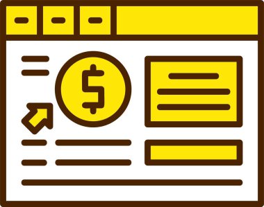 PPC web simgesi, basit illüstrasyon