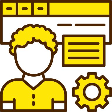 seo konsept simgesi, vektör illüstrasyonu basit tasarım