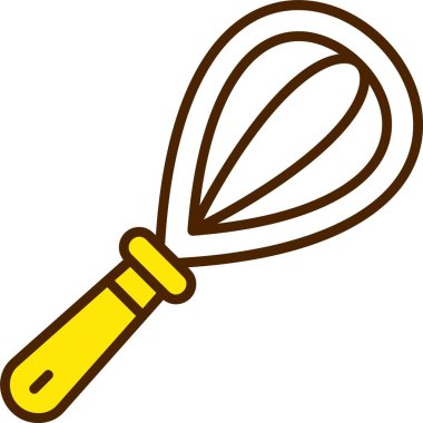 Bir çırpma simgesinin vektör illüstrasyonu