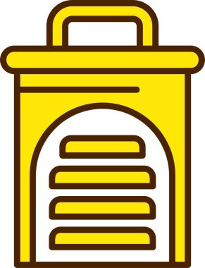 Dilimleyici Simgesi Beyaz Arkaplanda İzole Edildi 