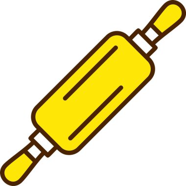 rulo pin web simgesi vektör illüstrasyonu