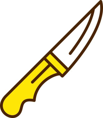 bıçak simgesi vektör illüstrasyonu 