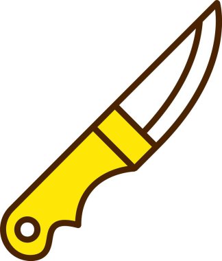 Bıçak. Web simgesi basit illüstrasyon 