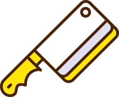 Bıçak. Web simgesi basit illüstrasyon 